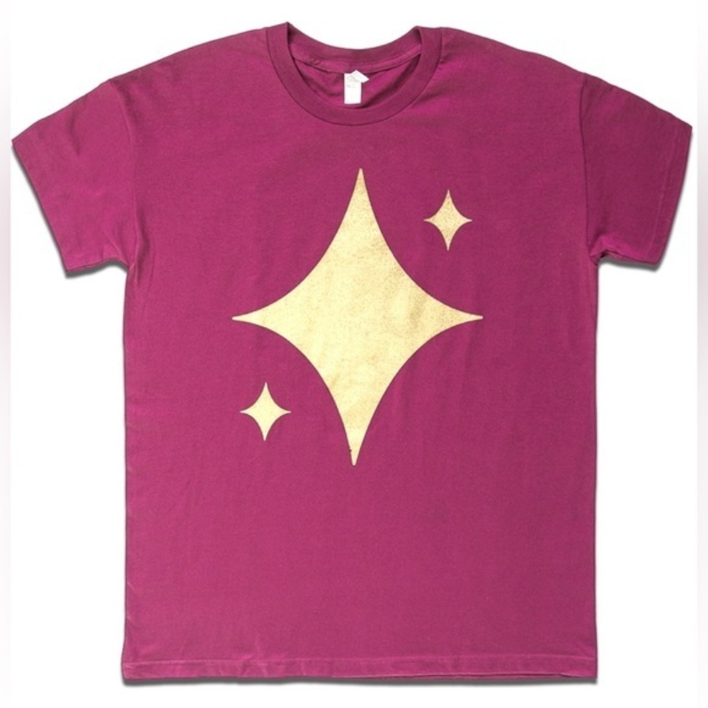 4/$20 T-Post magenta graphic t-shirt, I Am Shining Star
